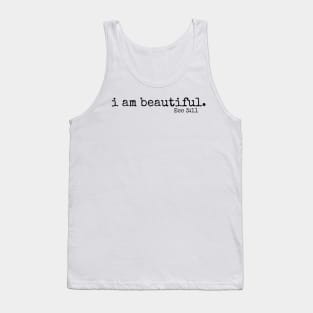 I am beautiful // Ecc 3:11 Tank Top